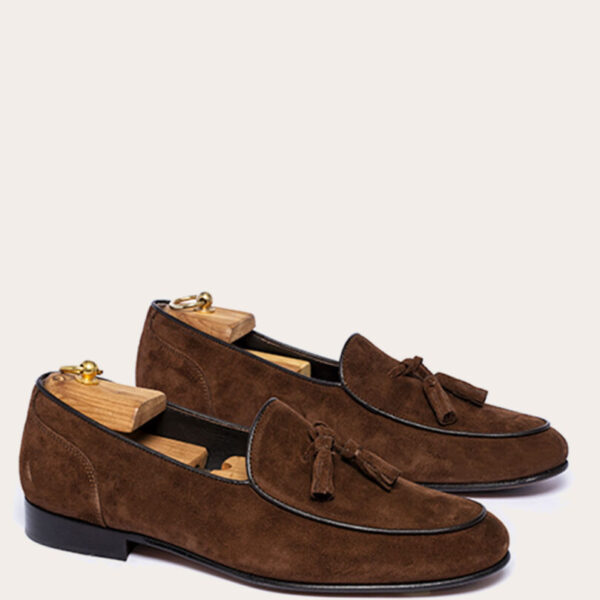 LOAFER NAPPIN SUEDE DRIVING SHOES